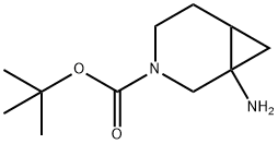 Cis-Tert-Butyl 1-Amino-3-Azabicyclo[4.1.0]Heptane-3-Carboxylate(WX110145) Struktur