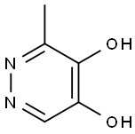 4,5-Pyridazinediol,3-methyl-(9CI) Struktur