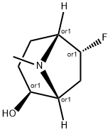 8-Azabicyclo[3.2.1]octan-2-ol,6-fluoro-8-methyl-,(2-exo,6-endo)-(9CI) Struktur