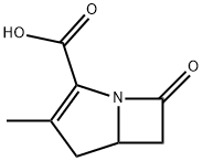 1-Azabicyclo[3.2.0]hept-2-ene-2-carboxylicacid,3-methyl-7-oxo-(9CI) Struktur