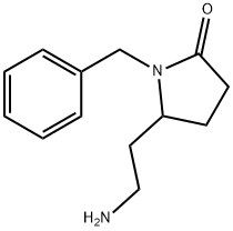 5-(2-Amino-ethyl)-1-benzyl-pyrrolidin-2-one Struktur