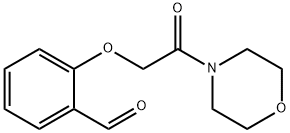 2-[2-(morpholin-4-yl)-2-oxoethoxy]benzaldehyde Struktur