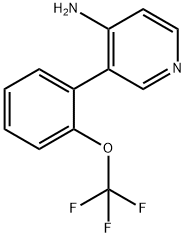 3-(2-(trifluoroMethoxy)phenyl)pyridin-4-aMine Struktur