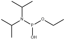 3'-O-ethyl-N,N-diisopropylphosphoramidite Struktur