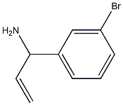 1-(3-bromophenyl)prop-2-en-1-amine Struktur