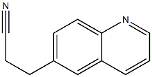 3-(quinolin-6-yl)propanenitrile Struktur