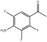 1-(4-Amino-2,3,5-trifluoro-phenyl)-ethanone Struktur