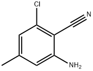 2-AMINO-6-CHLORO-4-METHYLBENZONITRILE Struktur