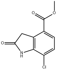 Methyl 7-chloro-2-oxoindoline-4-carboxylate, 97% Struktur