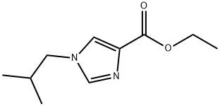 ethyl 1-isobutyl-1H-imidazole-4-carboxylate Struktur