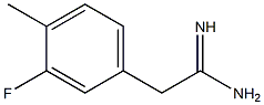 2-(3-fluoro-4-methylphenyl)acetamidine Struktur