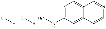 Isoquinolin-6-yl-hydrazine dihydrochloride Struktur