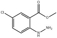 methyl 5-chloro-2-hydrazinylbenzoate Struktur