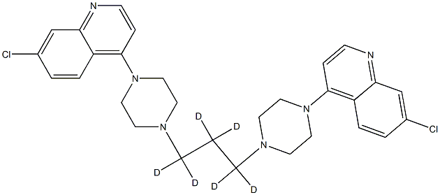 Piperaquine-d6 Struktur