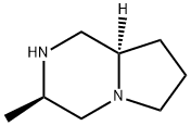 Pyrrolo[1,2-a]pyrazine, octahydro-3-Methyl-, (3R,8aR)- Struktur