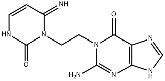 1-(3-cytosinyl)-2-(1-guanyl)ethane Struktur