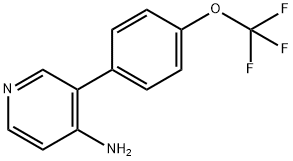 3-(4-(trifluoroMethoxy)phenyl)pyridin-4-aMine Struktur