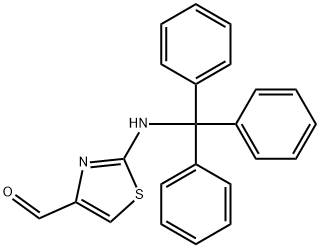 2-(tritylaMino)thiazole-4-carbaldehyde Struktur