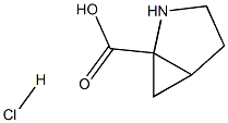 2-azabicyclo[3.1.0]hexane-1-carboxylic acid hydrochloride Struktur