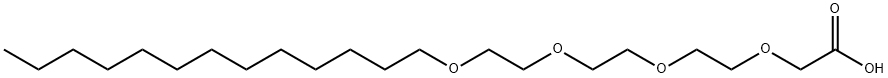 TRIDECETH-4 CARBOXYLIC ACID Struktur