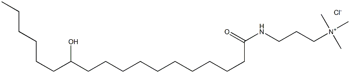 HYDROXYSTEARAMIDOPROPYL TRIMONIUM CHLORIDE Struktur