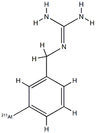 1-(3-astatobenzyl)guanidine Struktur