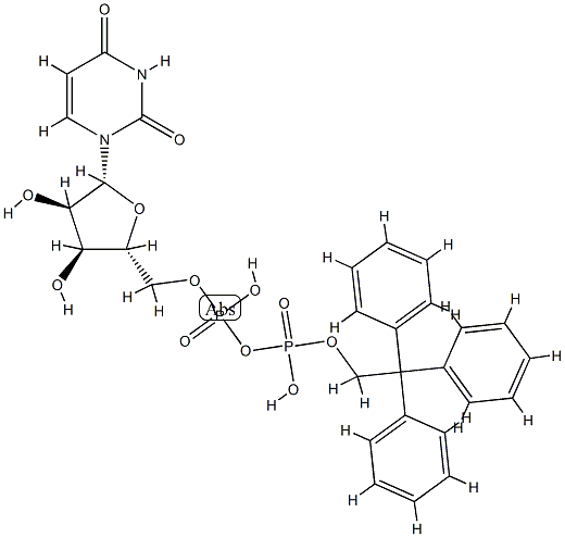 2,2,2-triphenylethyl-UDP Struktur