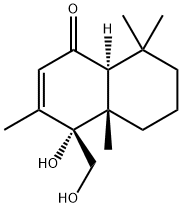 9alpha,11-Dihydroxydrim-7-en-6-one Struktur