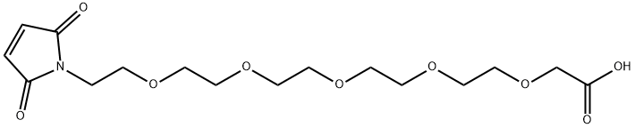 Mal-PEG5-CH2COOH Struktur