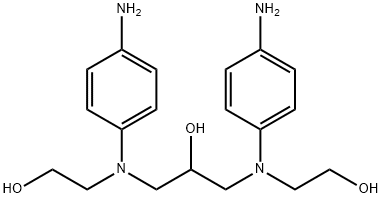 HYDROXYPROPYLBIS(N-HYDROXYETHYL-PARA-PHENYLENEDIAMINE) Struktur