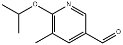 2-Isoproxy-3-methylpyridine-5-carboxaldehyde Struktur