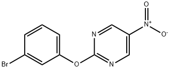 2-(3-broMophenoxy)-5-nitropyriMidine Struktur