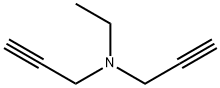 2-Propyn-1-amine,N-ethyl-N-2-propynyl-(9CI) Struktur