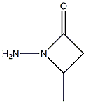 2-Azetidinone,1-amino-4-methyl-(9CI) Struktur