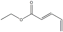 2,4-Pentadienoic acid ethyl ester Struktur