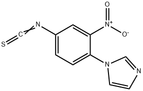 N-(2-nitro-4-isothiocyanophenyl)imidazole Struktur