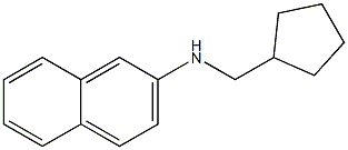 N-(cyclopentylmethyl)naphthalen-2amine Struktur