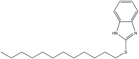 2-Dodecylthio-benzimidazol Struktur