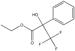 ethyl3,3,3-trifluoro-2-hydroxy-2-phenylpropanoate Struktur