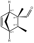 Bicyclo[2.2.1]hept-5-ene-2-carboxaldehyde, 2,3-dimethyl-, (2-endo,3-exo)- (9CI) Struktur