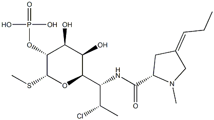 3'-6'-Dehydro Clindamycin 2-Phosphate Struktur