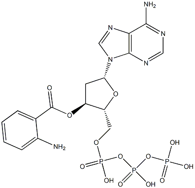 3'-anthraniloyl-2'-deoxy-ATP Struktur