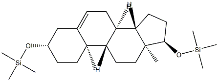 3β,17α-Bis(trimethylsiloxy)androst-5-ene Struktur