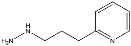 2-(3-hydrazinylpropyl)pyridine Struktur