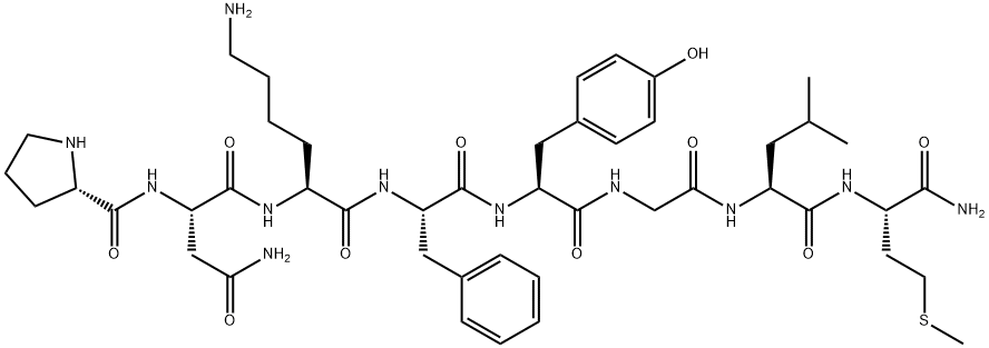 physalaemin C-terminal heptapeptide Struktur