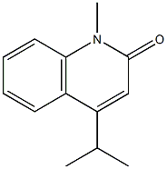 2(1H)-Quinolinone,1-methyl-4-(1-methylethyl)-(9CI) Struktur