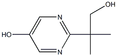 2-Pyrimidineethanol, 5-hydroxy--ba-,-ba--dimethyl- (9CI) Struktur