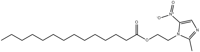 metronidazole myristate Struktur