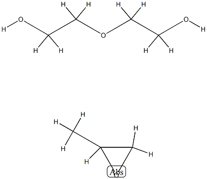 Ethanol, 2,2'-oxybis-, polymer with methyloxirane Struktur