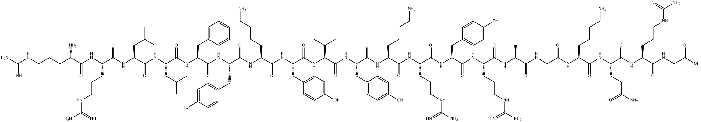 exchanger inhibitory peptide Struktur